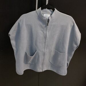 Zara Light Gray Knit Top Size 9-10